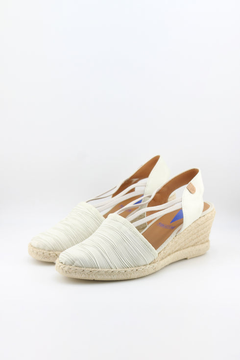 Verbenas Braided Wedge Espadrille Slingback Sandals
